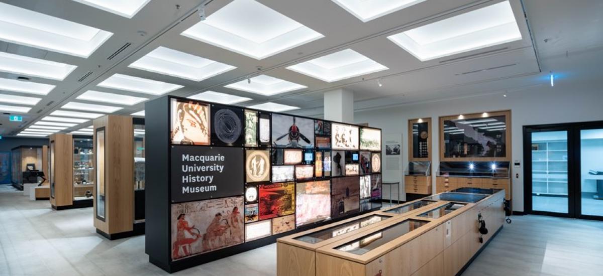 Macquarie University Arts Precinct exhibition, Macquarie University Exhibition, Museum Fitout Australia